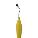 ESPÁTULA PARA COMPOSITE DE MANGO SILICONADO AMARILLO