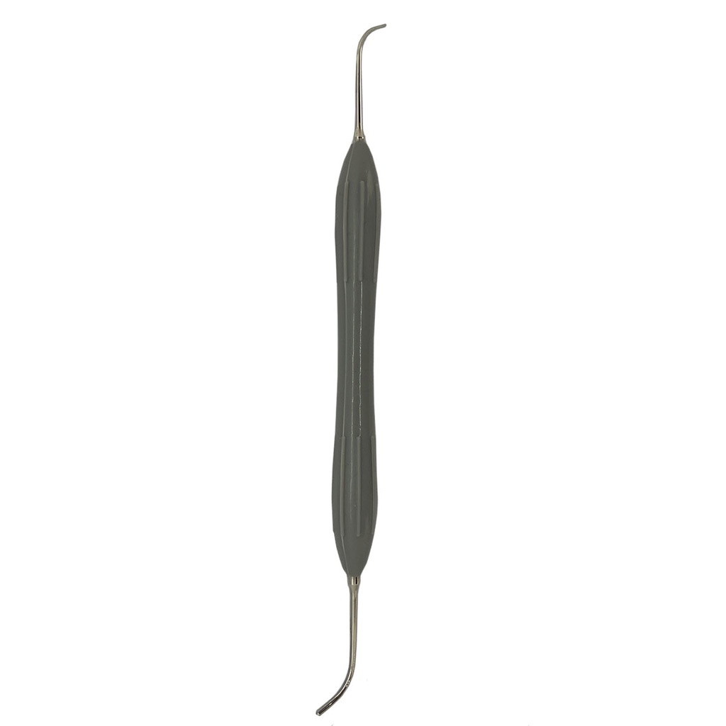 ESPÁTULA PARA COMPOSITE DE MANGO SILICONADO GRIS