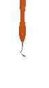 ESPÁTULA PARA COMPOSITE DE MANGO SILICONADO NARANJA