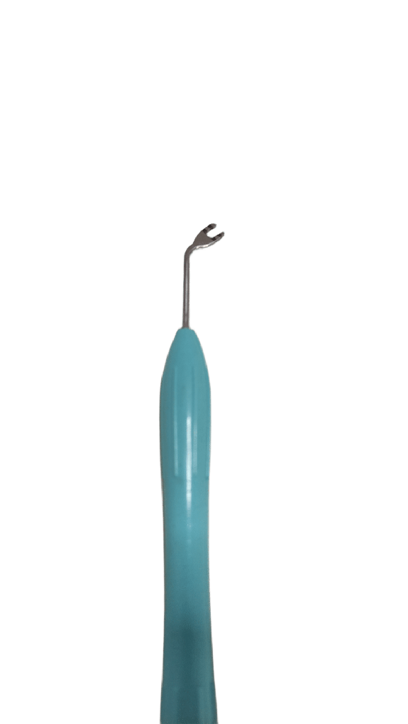 ESPÁTULA PARA COMPOSITE DE MANGO SILICONADO TURQUESA