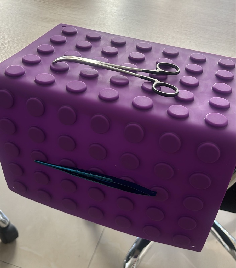 COMPRESA IMANTADA DE SILICONA VIOLETA CHICA (30X20) 