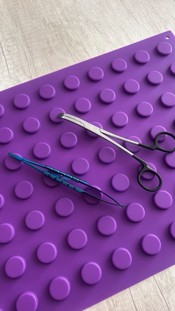 COMPRESA IMANTADA DE SILICONA VIOLETA GRANDE (30X40) 