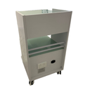 MUEBLE RODANTE CON DOBLE CAJONERA TAPA CRISTAL - MODELO ATENEA