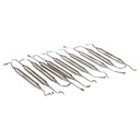 KIT DE 11 CURETAS PARA ELEVACION DE PISO DE SENO