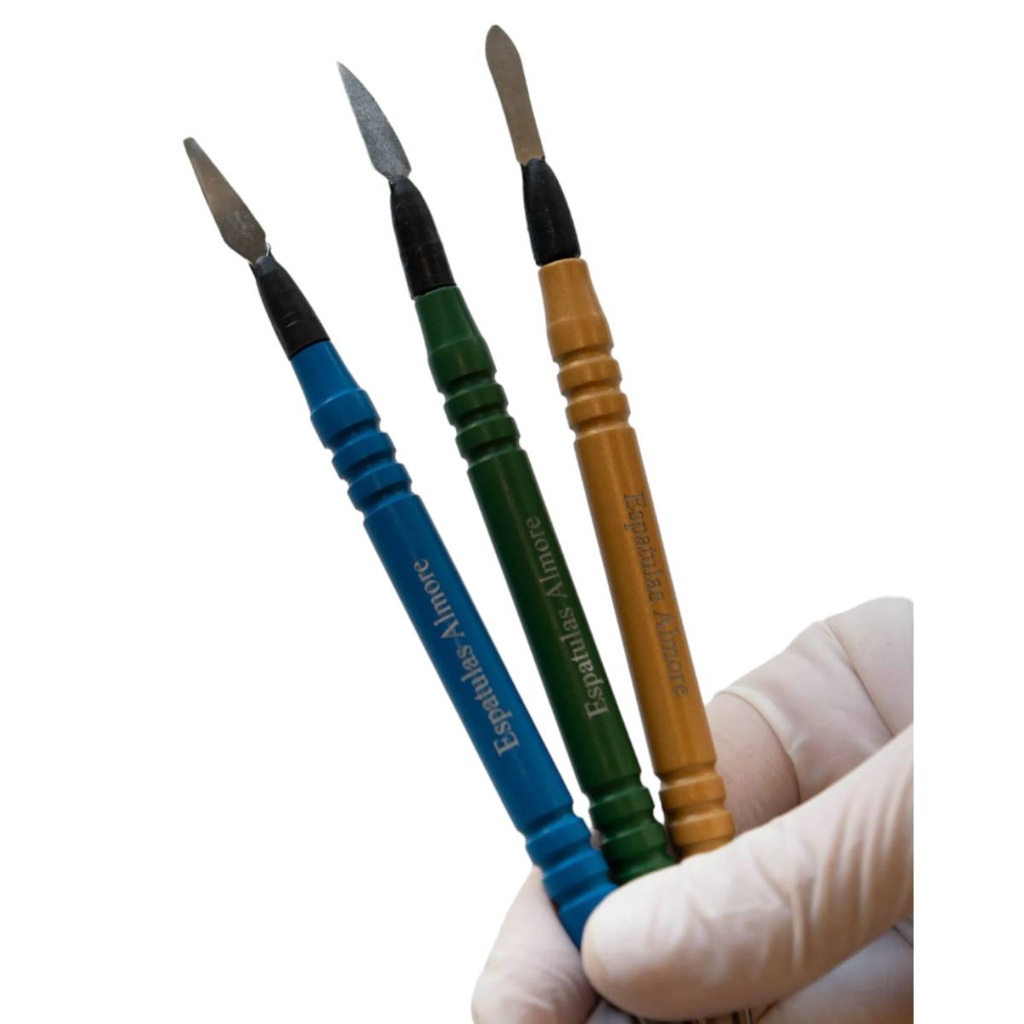 KIT DE 3 ESPÁTULAS  ALMORE PARA COMPOSITE
