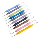 KIT DE 10 ESPATULAS PARA COMPOSITE CON CASETTE PLASTICO DE REGALO