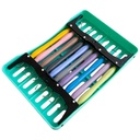 KIT DE 10 ESPATULAS PARA COMPOSITE CON CASETTE PLASTICO DE REGALO