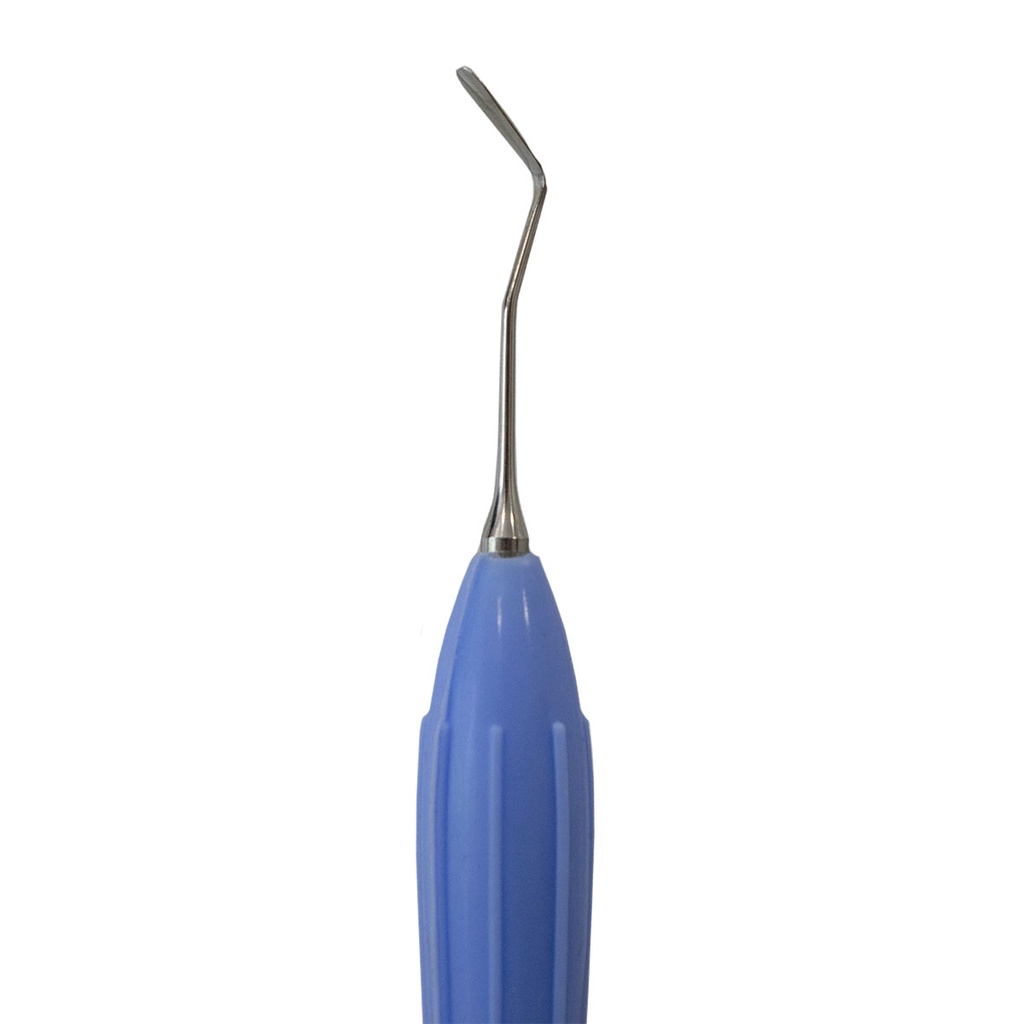ESPÁTULA PARA COMPOSITE DE MANGO SILICONADO CELESTE