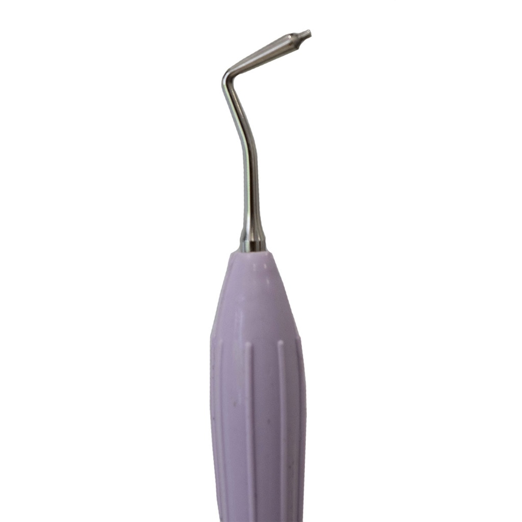 ESPÁTULA PARA COMPOSITE DE MANGO SILICONADO LILA