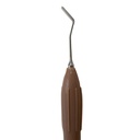 ESPÁTULA PARA COMPOSITE DE MANGO SILICONADO MARRÓN