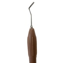 ESPÁTULA PARA COMPOSITE DE MANGO SILICONADO MARRÓN