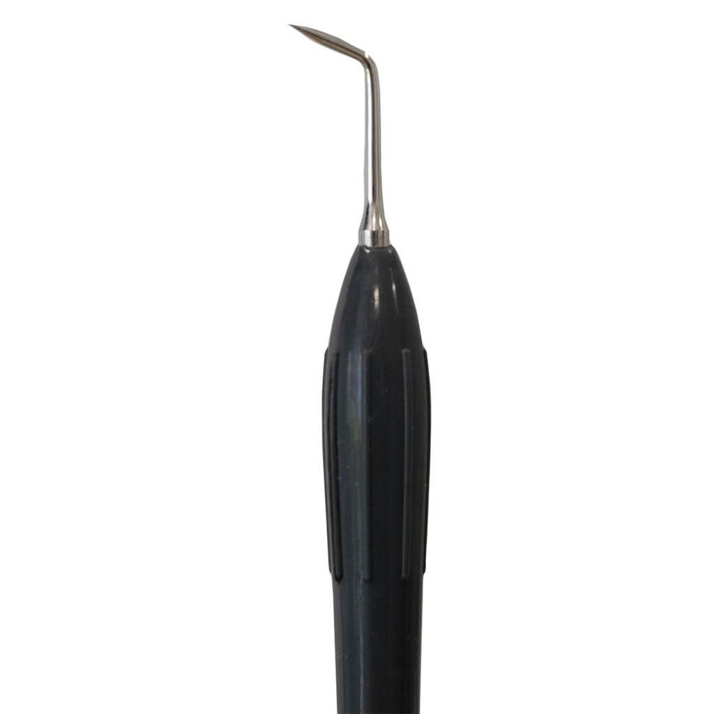ESPÁTULA PARA COMPOSITE DE MANGO SILICONADO NEGRO
