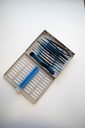 KIT DE MICROCIRUGÍA CON CASETTE METÁLICO