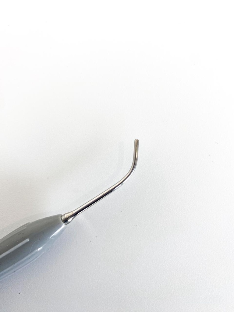 ESPÁTULA PARA COMPOSITE DE MANGO SILICONADO GRIS