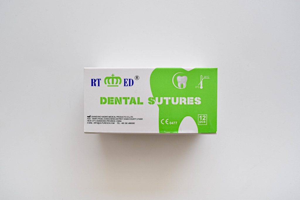 Pack de SUTURA DE NYLON 4/0.75cm LONGITUD- AGUJA 3/8 DE CÍRCULO Y 19mm LARGO x600