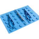 COMPRESA IMANTADA DE SILICONA CELESTE GRANDE (30X40)