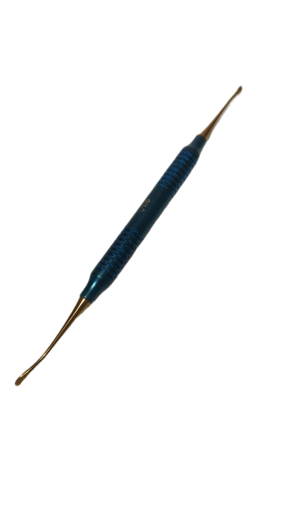 TUNELIZADOR ACODADO MESIAL AZUL Y DORADO