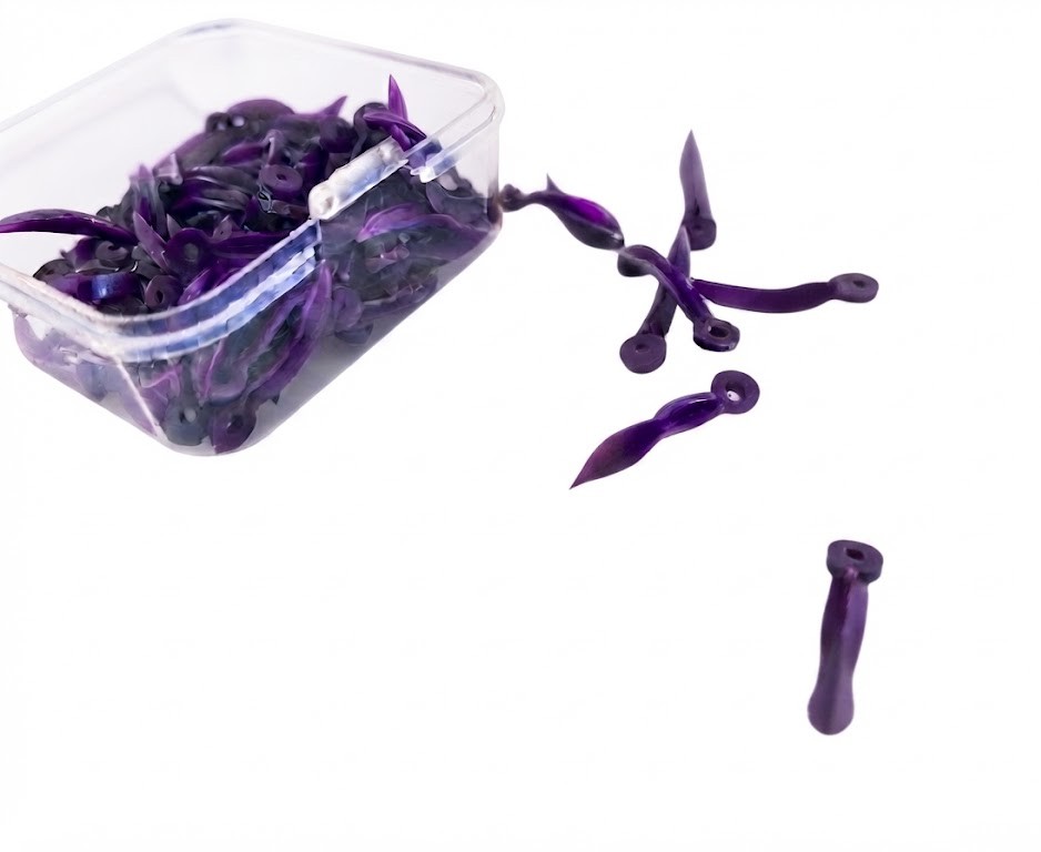 CUÑAS PLASTICAS VIOLETAS (100 UNIDADES)  