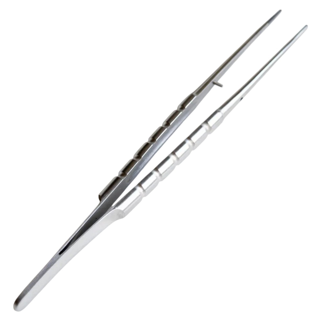 PINZA MICROQUIRURGICA DE MANO IZQUIERDA AZUL