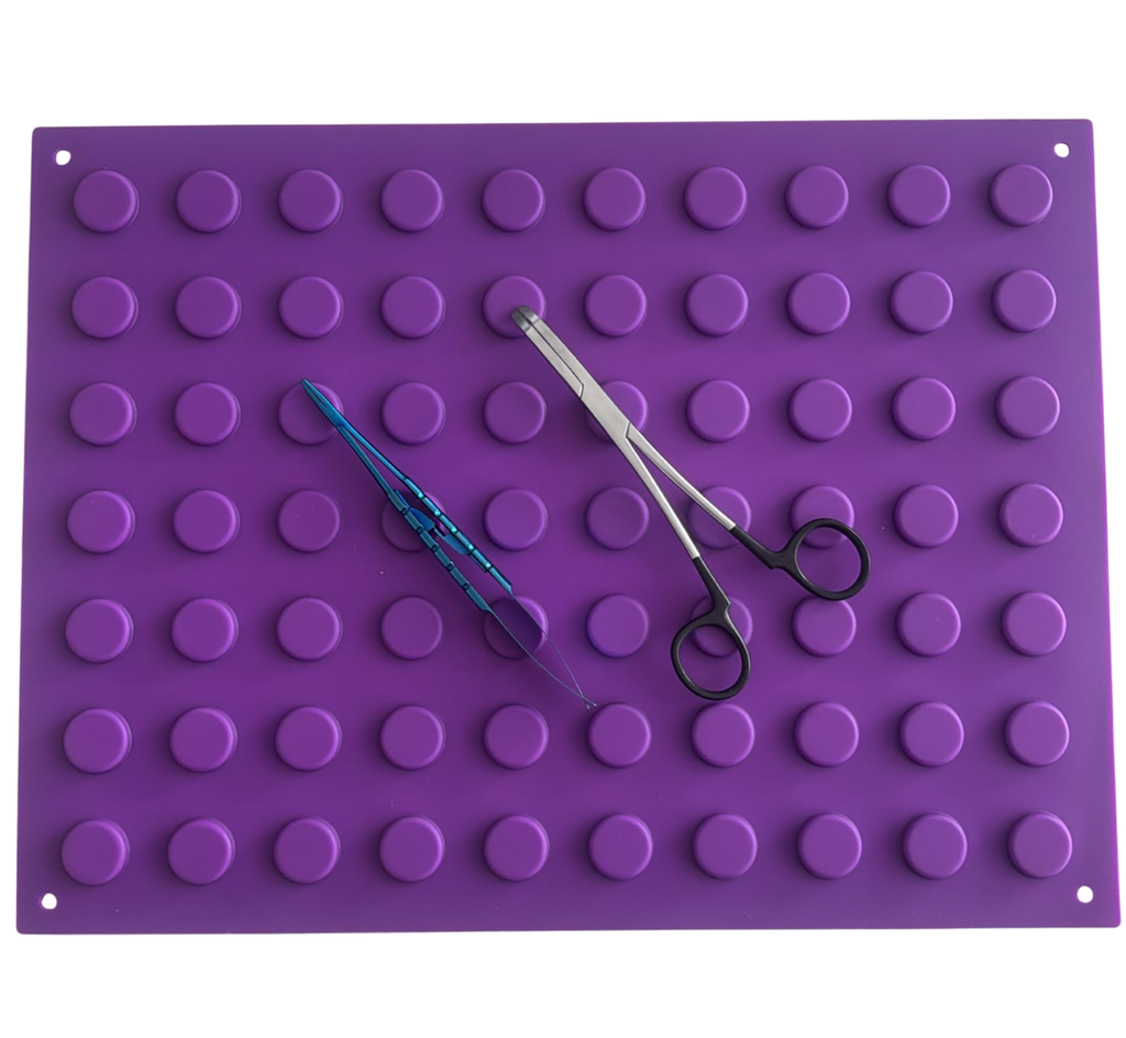 COMPRESA IMANTADA DE SILICONA VIOLETA CHICA (30X20) 