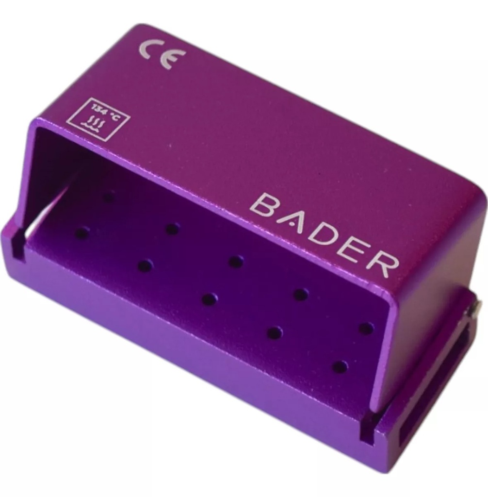 FRESERO METALICO AUTOCLAVABLE PARA 15 FRESAS DE TURBINA