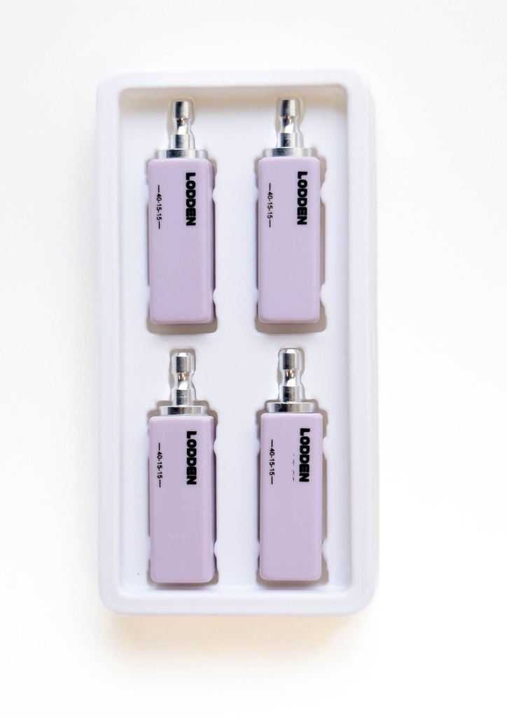 BLOQUE DISILICATO DE LITIO CAD B40 HT A2 X4UDS 