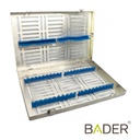 CASETE METALICO PORTAINSTRUMENTOS 20PCS.