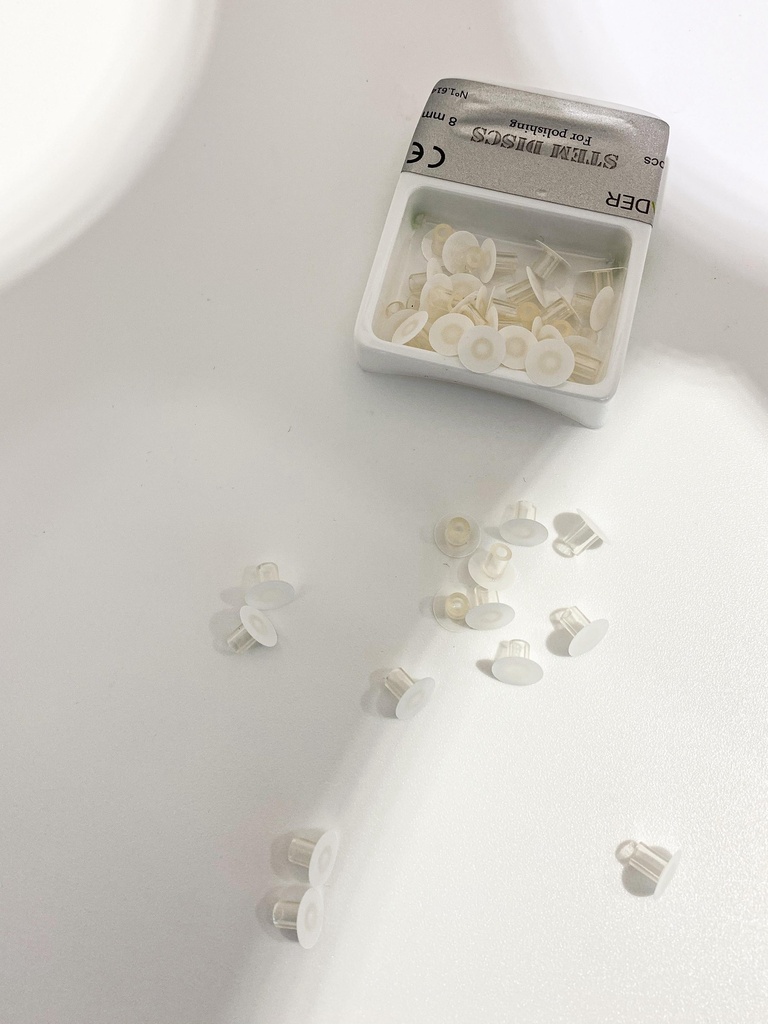 REPOSICIÓN DE DISCOS 8MM BLANCOS POLISHING X40UDS.