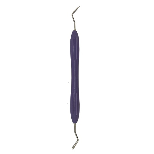 [17/4065-6] ESPÁTULA PARA COMPOSITE DE MANGO SILICONADO VIOLETA