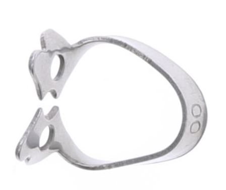 [17/4069-2] CLAMP 00 AISLAMIENTO DENTAL ACERO INOXIDABLE
