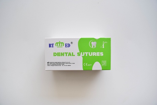 [SUT0005x600] Pack de SUTURA DE NYLON 5/0.75cm LONGITUD- AGUJA 3/8 DE CÍRCULO Y 16mm LARGO x600 uds