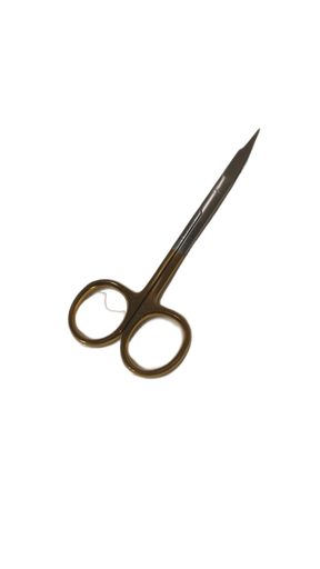 [17/4044-2] TIJERA GOLDMAN FOX CURVA GRIS