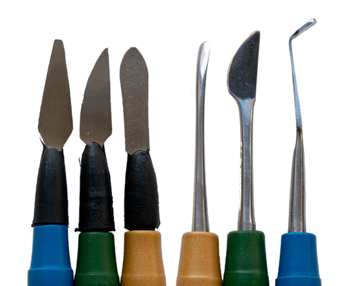 [17/5007] KIT DE 3 ESPÁTULAS ALMORE PARA COMPOSITE