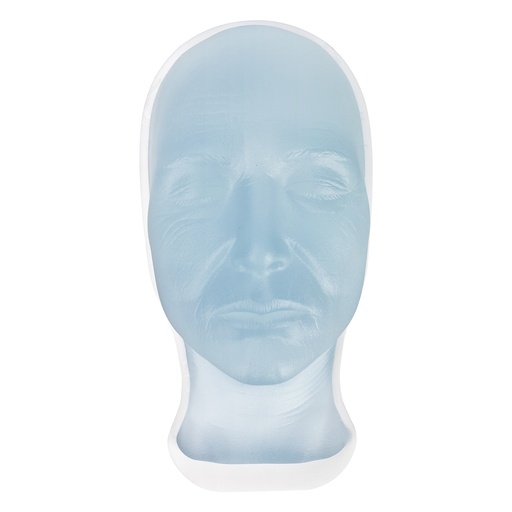 [0905174] MODELO FACIAL TOTAL DE SILICONA TRANSPARENTE PARA PRÁCTICAS DE INYECCIÓN
