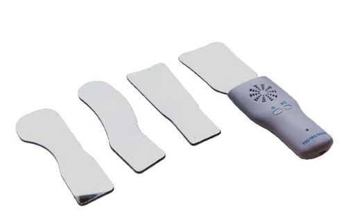 [O0005] KIT DE 4 ESPEJOS CON MANGO ANTIEMPAÑANTE Y LUZ LED