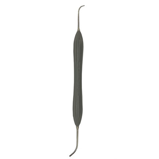 [C0225] ESPÁTULA PARA COMPOSITE DE MANGO SILICONADO GRIS