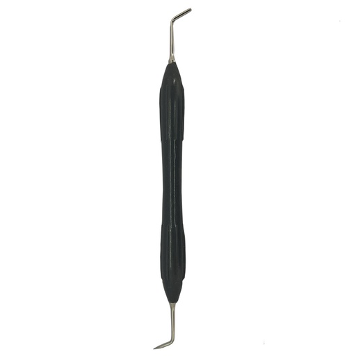 [C0228] ESPÁTULA PARA COMPOSITE DE MANGO SILICONADO NEGRO