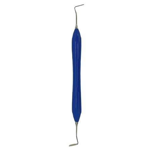 [C0223] ESPÁTULA PARA COMPOSITE DE MANGO SILICONADO AZUL 