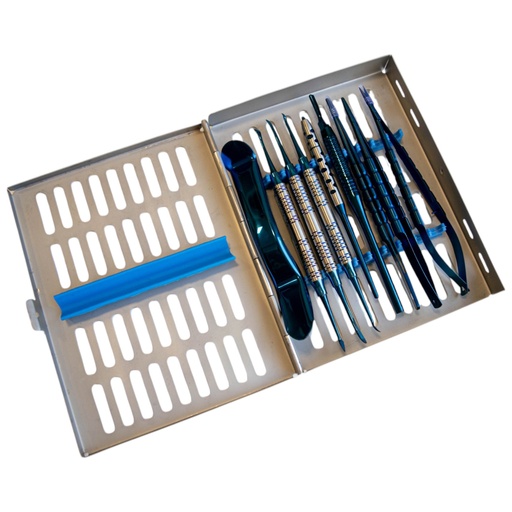 [C0241] CAJA DE MICROCIRUGÍA CON CASETTE METÁLICO