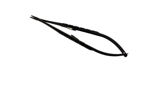[C0191B] PINZA PORTA AGUJAS CASTROVIEJO NEGRA