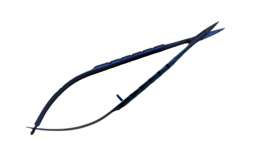 [17/4090-1] TIJERA CASTROVIEJO AZUL 16cm