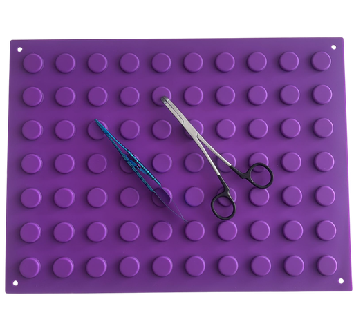 [O0010C] COMPRESA IMANTADA DE SILICONA VIOLETA CHICA (30X20) 